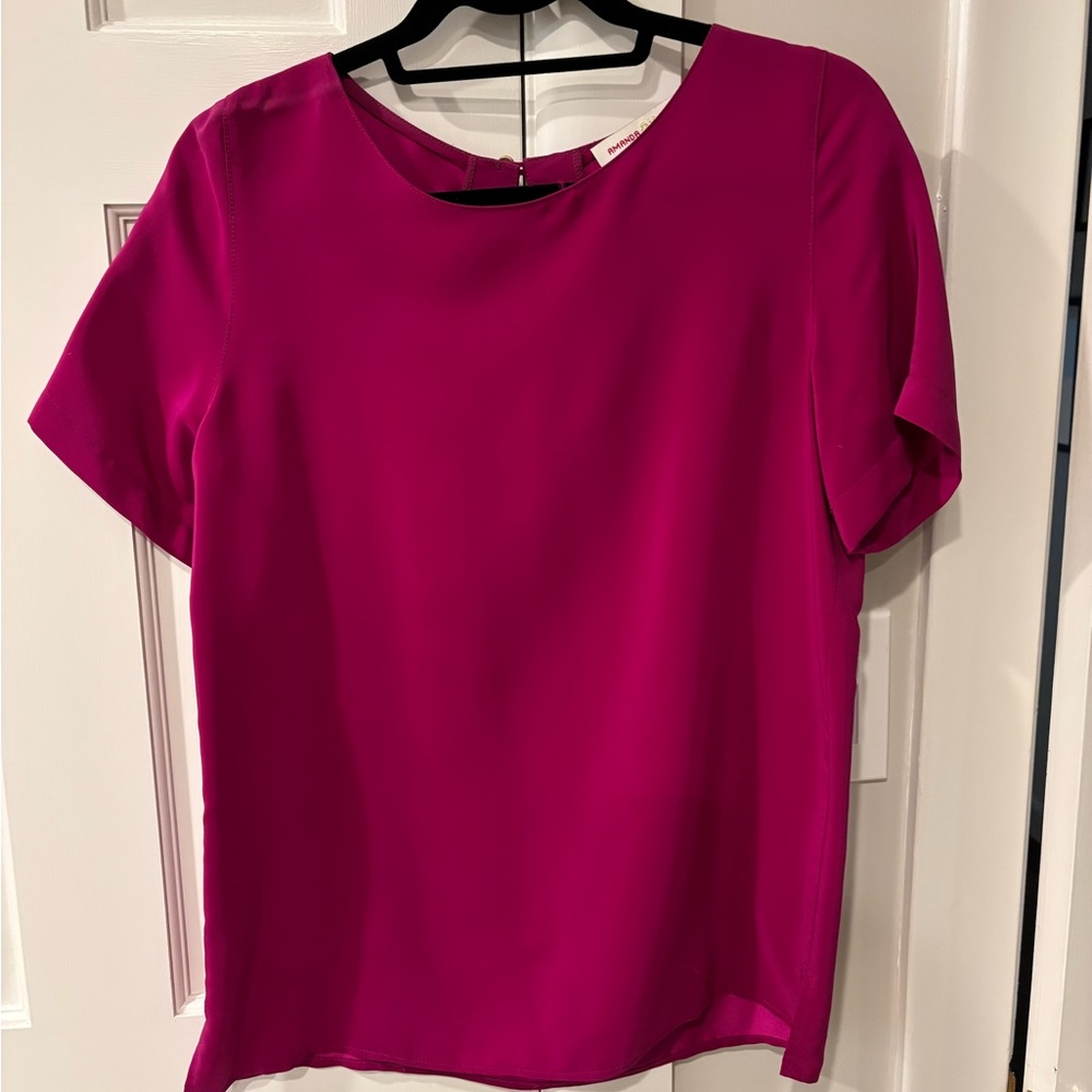 Amanda Uprichard Hot Pink Top